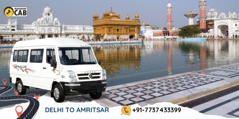 Delhi to Amritsar Tempo Traveller