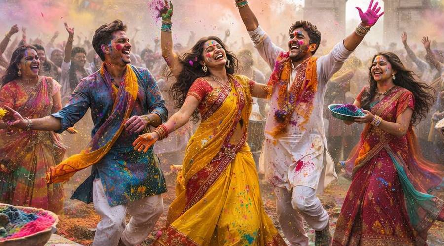 Holi Festival in Delhi